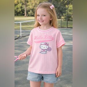 Hello Kitty Pink Jersey / Playera Rosa • Niña